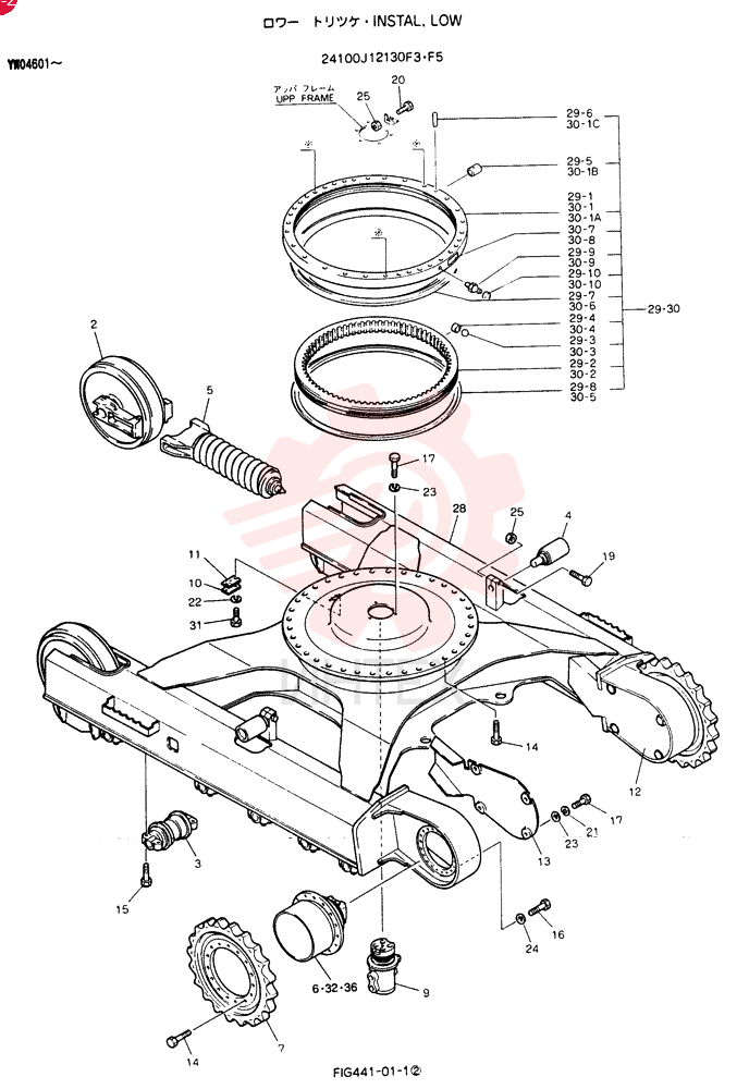 INSTAL LOW, Serial Range: YW04601-YW05112