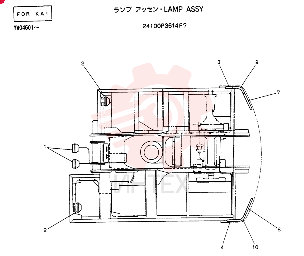 LAMP ASSY 24100P3614F7