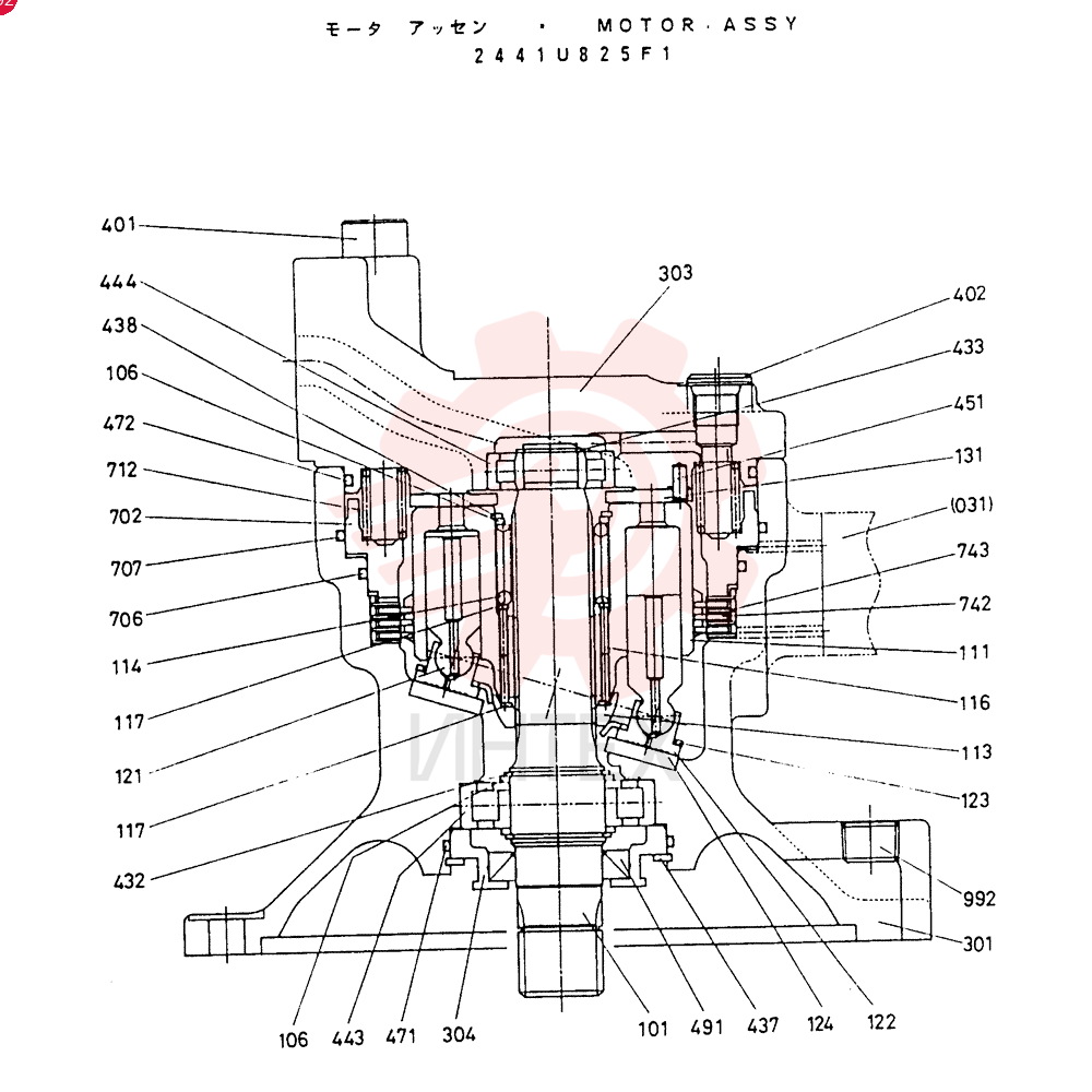 MOTOR 2441U825F1