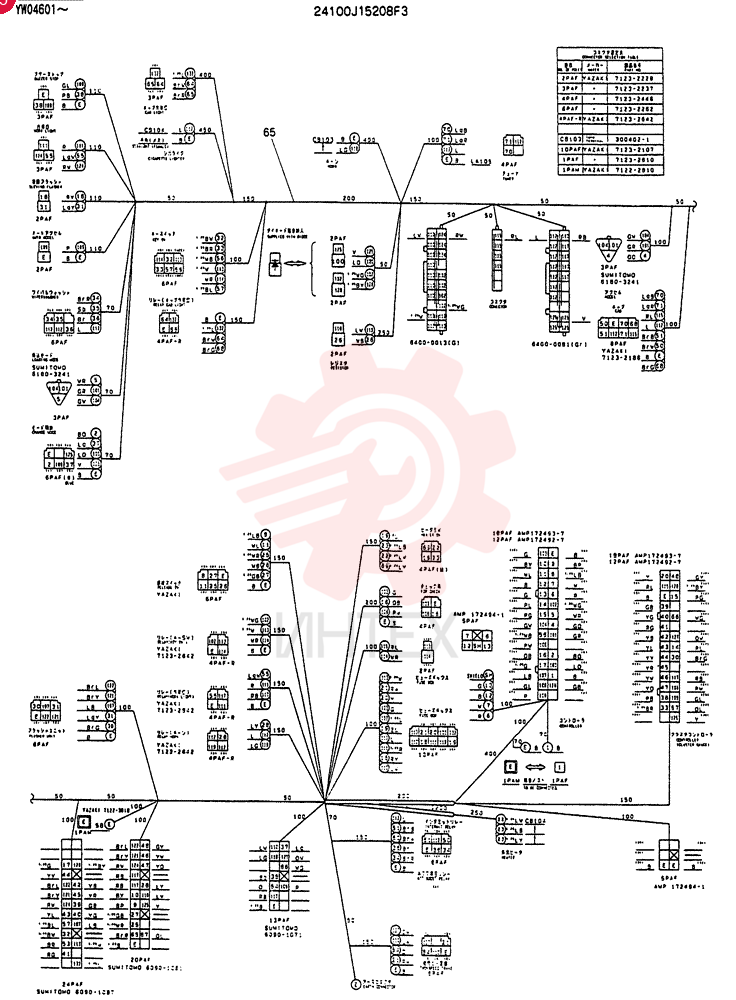 PANEL ASSY, INST 24100J15208F3 (1)