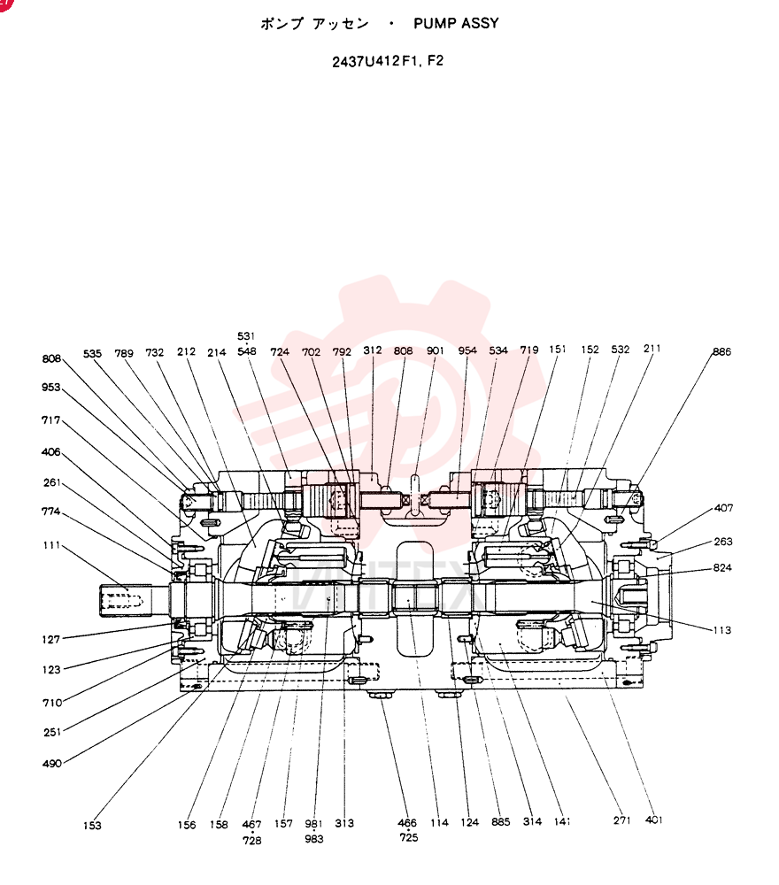 PUMP 2437U412F1