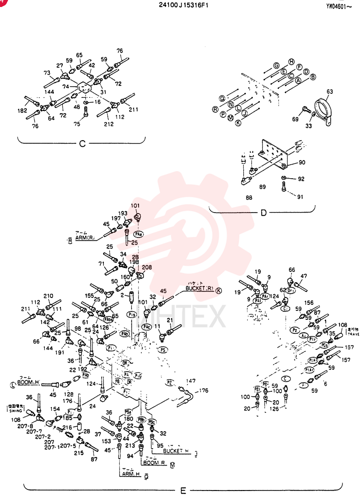 REMOTE-CONTROL ASSY 24100J15316F1 (3)