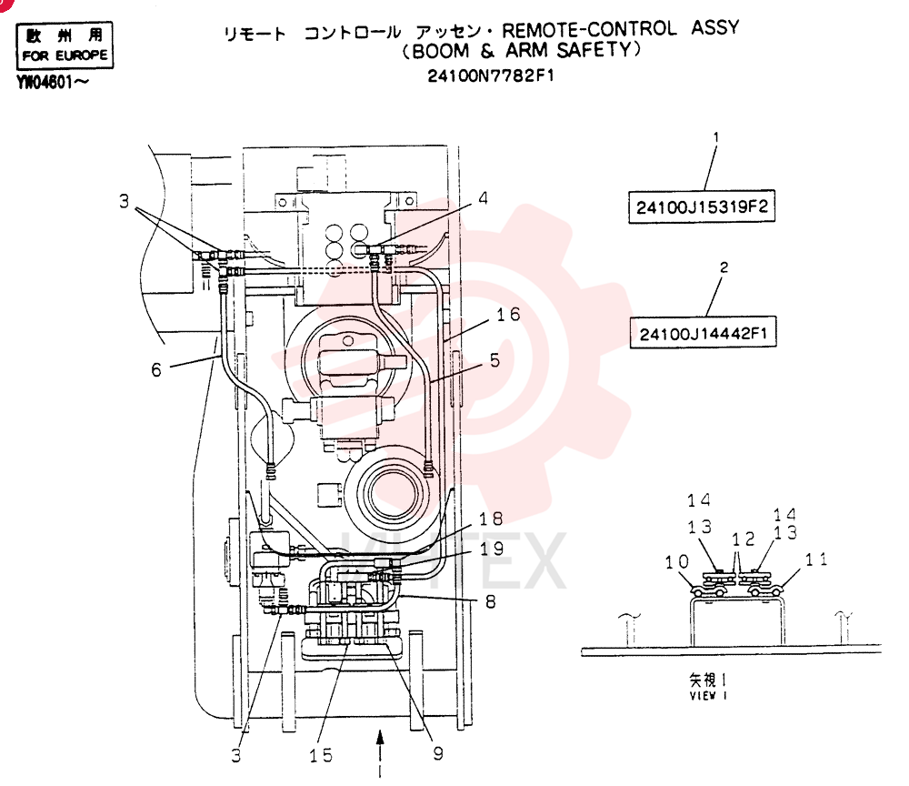 REMOTE-CONTROL ASSY 24100N7782F1