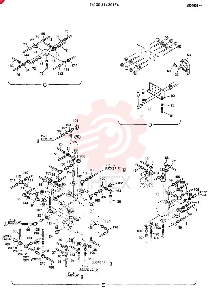 REMOTE-CONTROL ASSY 24100J14391F4 (3)