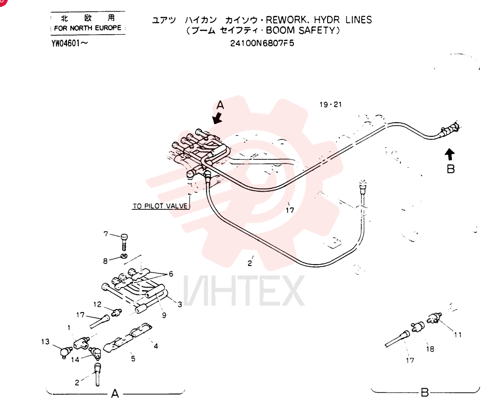 REWORK, HYDR LINES 24100N6807F5