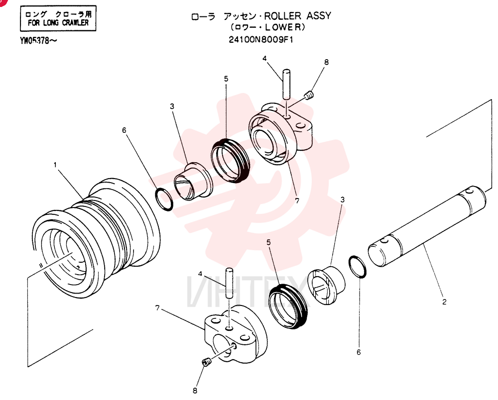 ROLLER 24100N8009F1