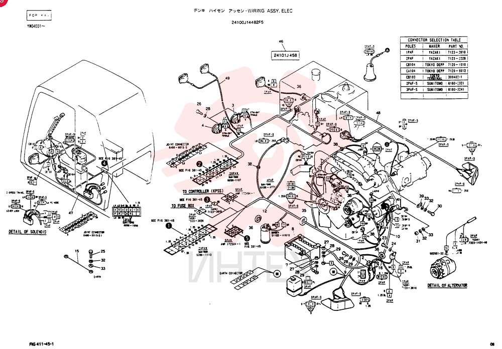 WIRING ASSY, ELEC 24100J14482F5