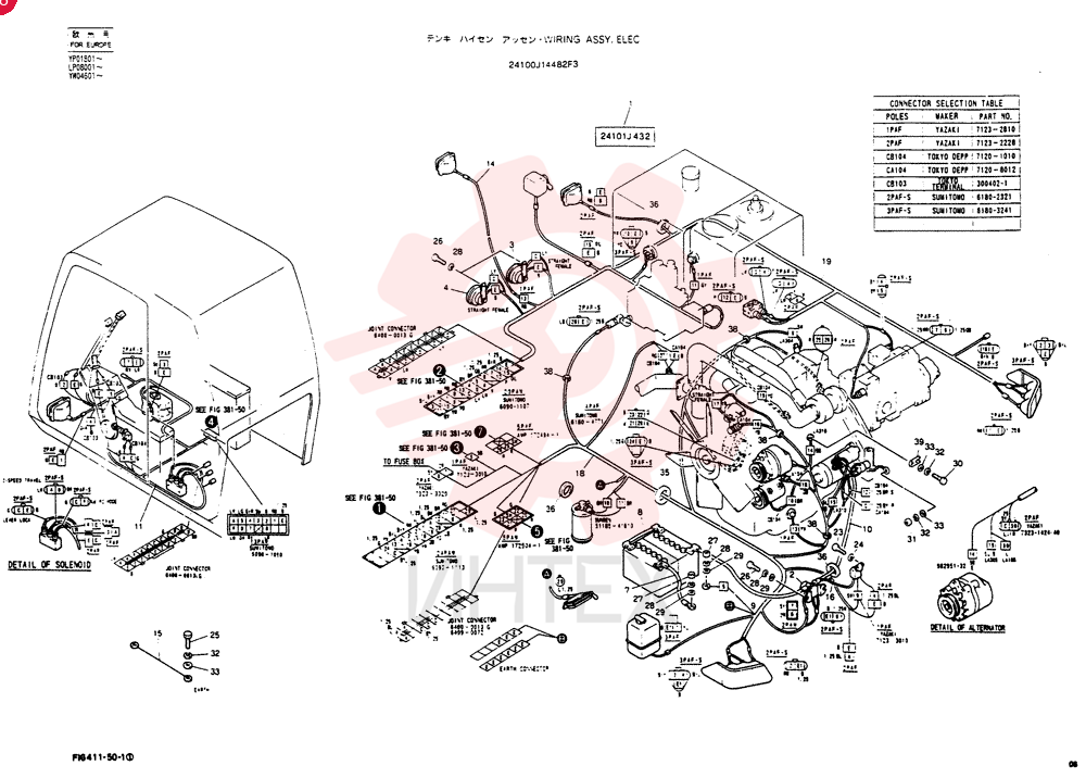 WIRING ASSY, ELEC 24100J14482F3