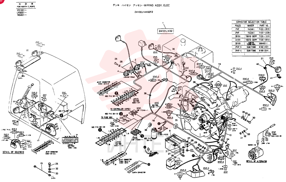 WIRING ASSY. ELEC 24100J14482F2