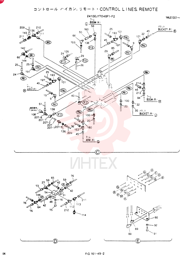 CONTROL LINES, REMOTE 24100J17048F1 (3)