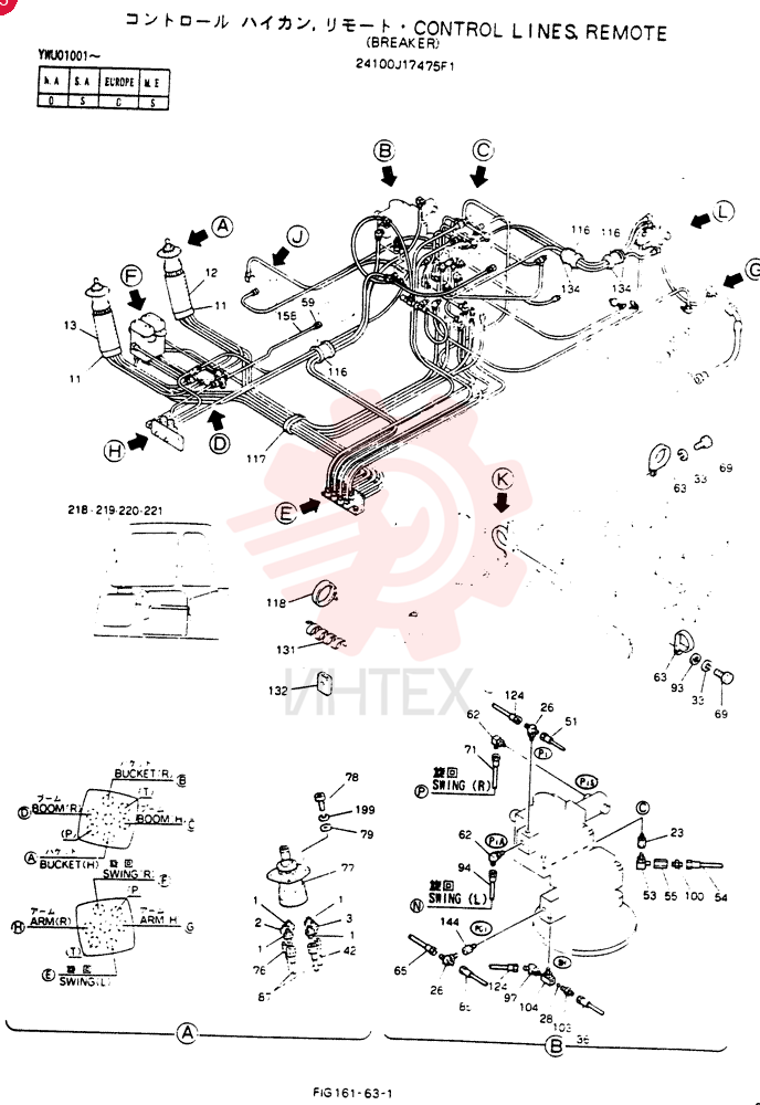 CONTROL LINES, REMOTE 24100J17475F1 (2)