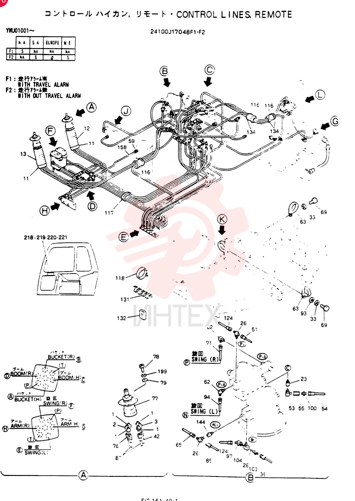 CONTROL LINES, REMOTE 24100J17048F1 (1)