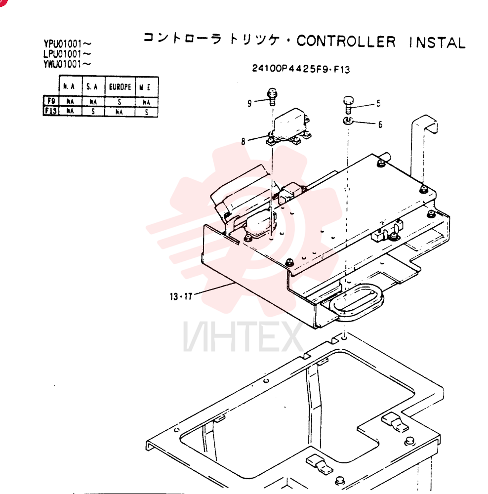 CONTROLLER INSTAL 24100P4425F9