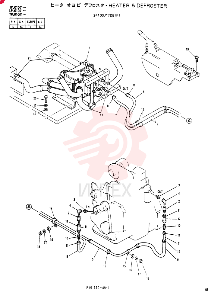 HEATER & DEFROSTER 24100J17281F1