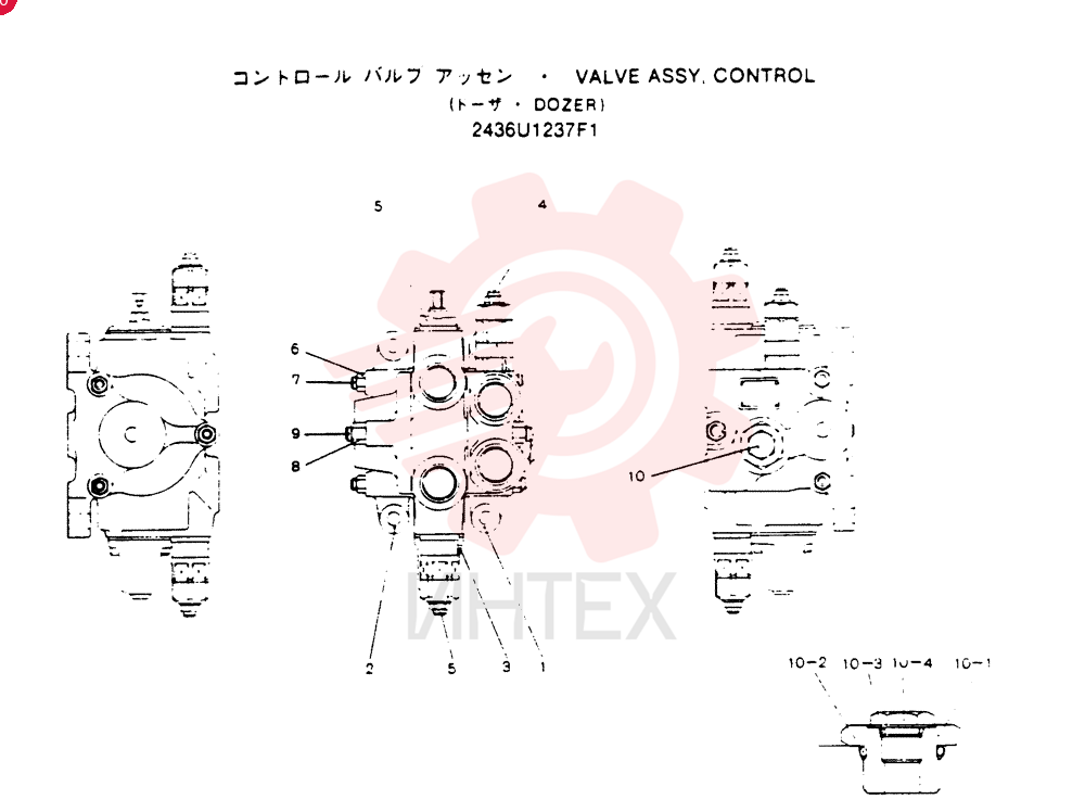 HYDRAULIC VALVE 2436U1237F1
