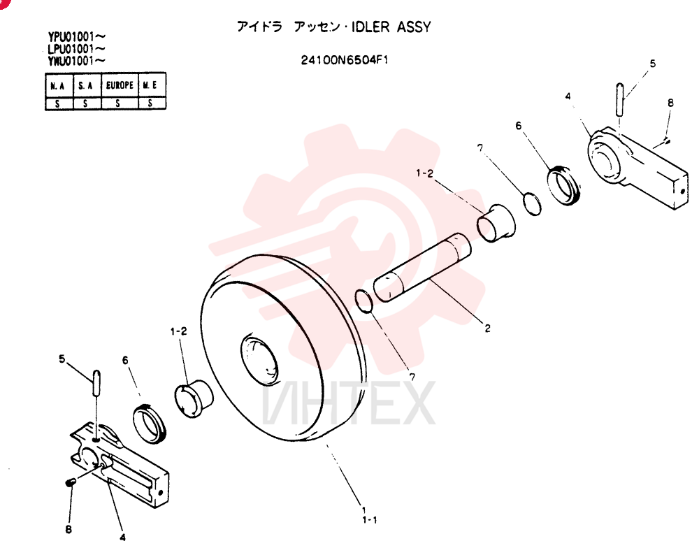 IDLER 24100N6504F1