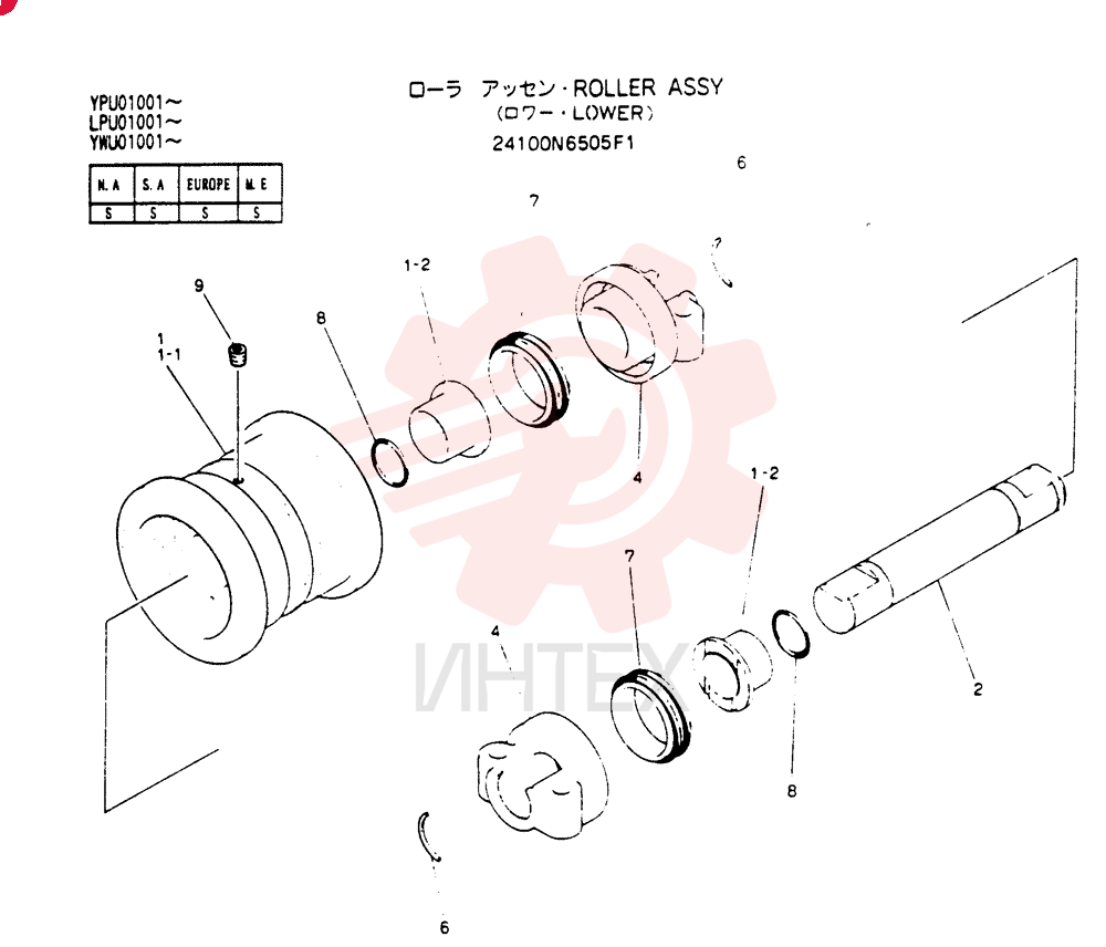 ROLLER 24100N6505F1
