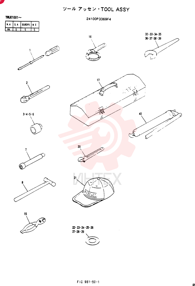 TOOL ASSY 24100P3369F4