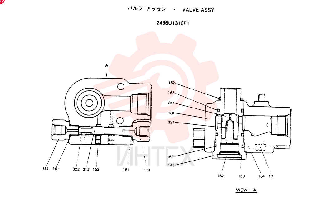 VALVE 2436U1310F1