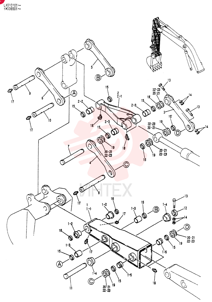 ARM ASSY, EXTENSION YW12B00013F1