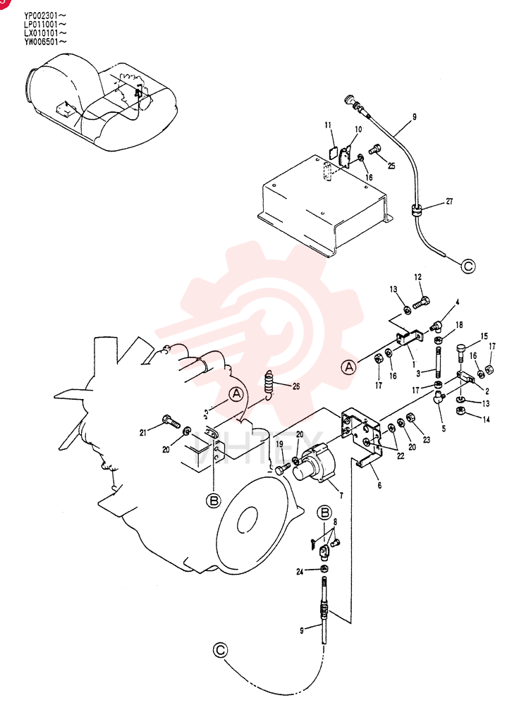 CONTROL ASSY, ENGINE YW11M00002F1