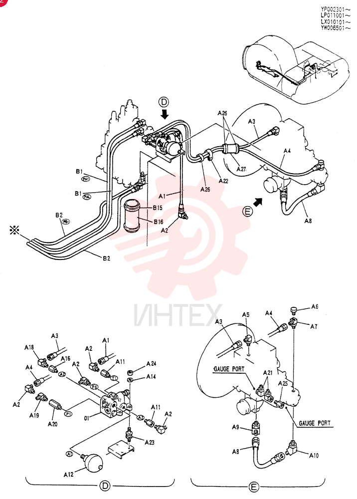 CONTROL LINES, PUMP YW06H00002F1 (1)