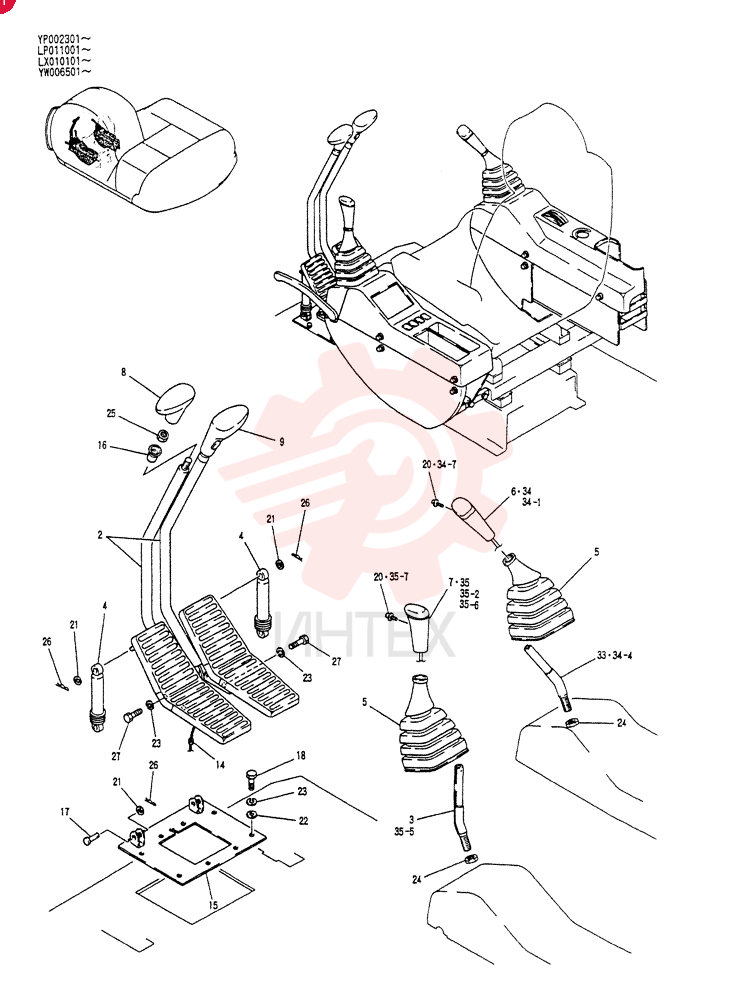 CONTROLS, OPERATORS YW03M00001F1 (2)