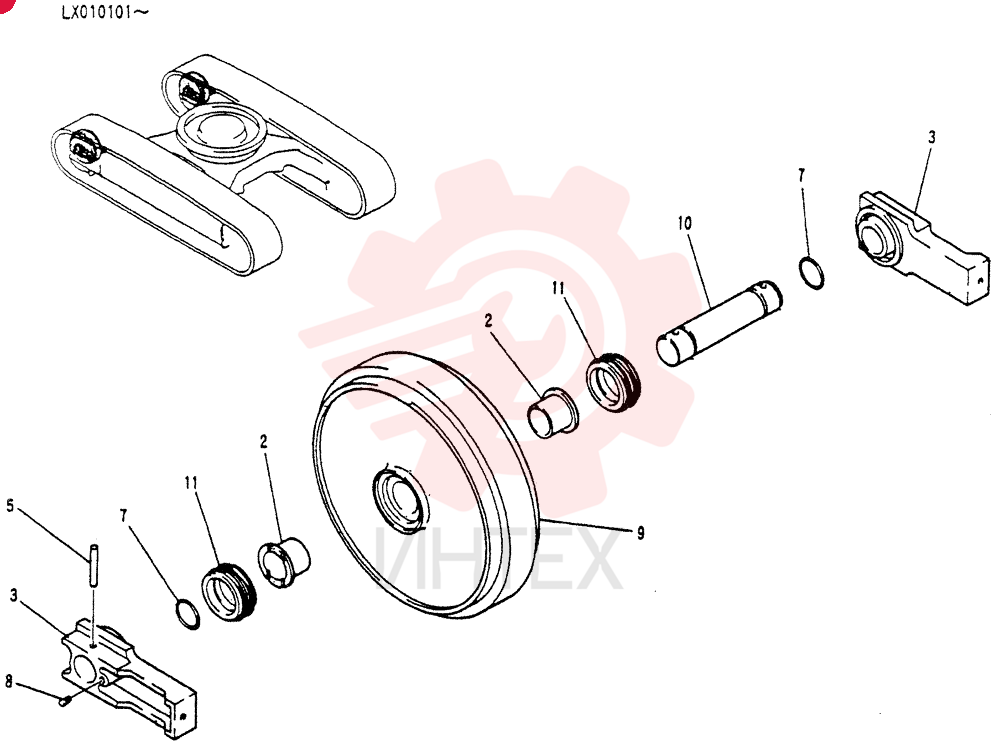 IDLER WHEEL 24100N5948F4