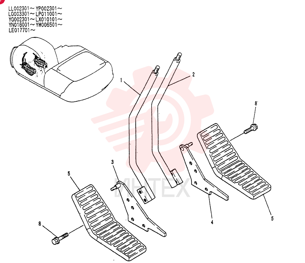 LEVER ASSY, PROPEL YN03H01158P1