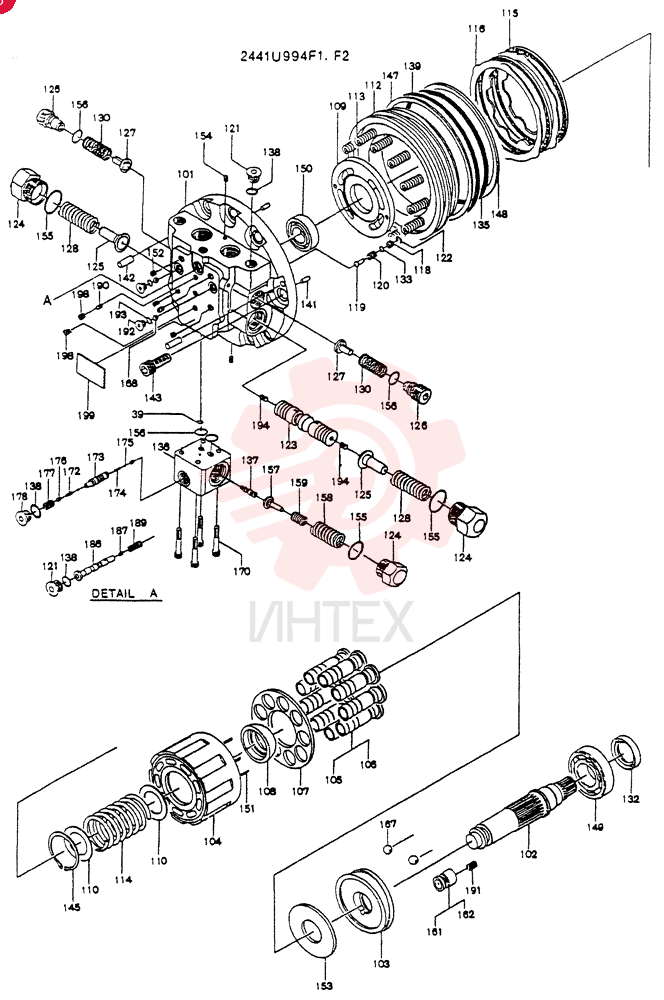 MOTOR ASSY (PROPELLING) 2441U994F1 (2)
