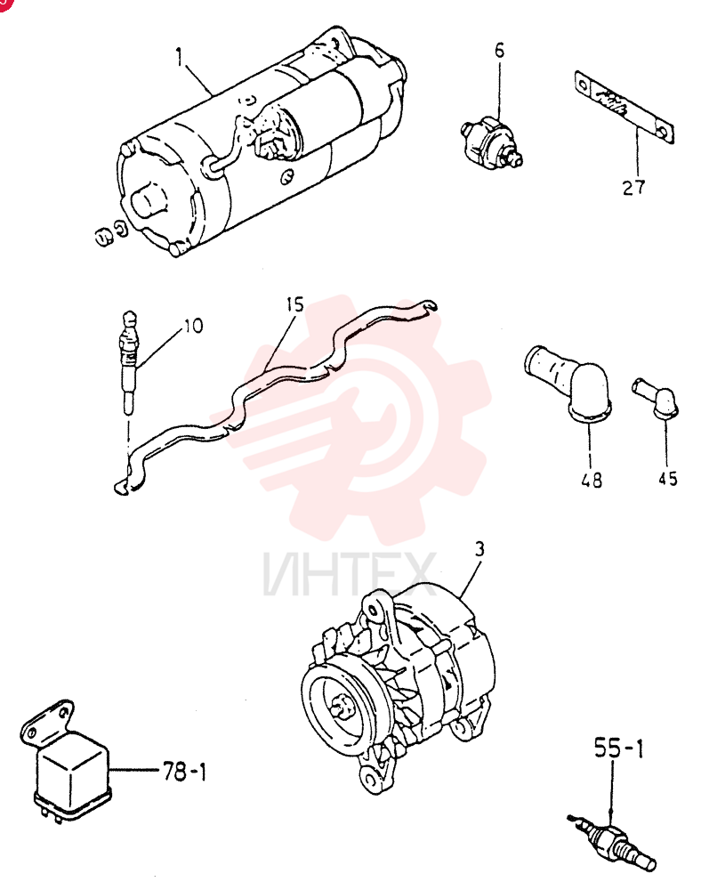 STARTING MOTOR VI8970298630 (1)