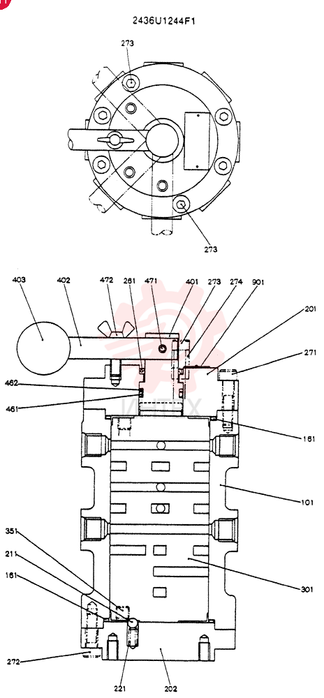 VALVE 2436U1244F1