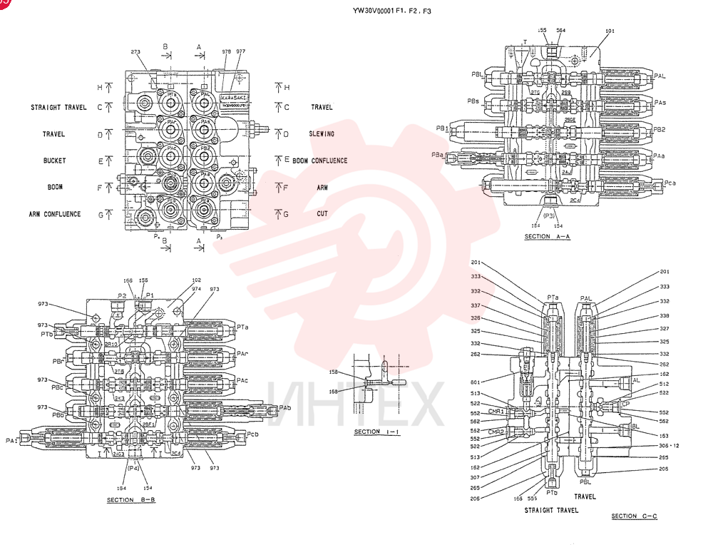 VALVE ASSY,CONTROL YW30V00001F1 (1)