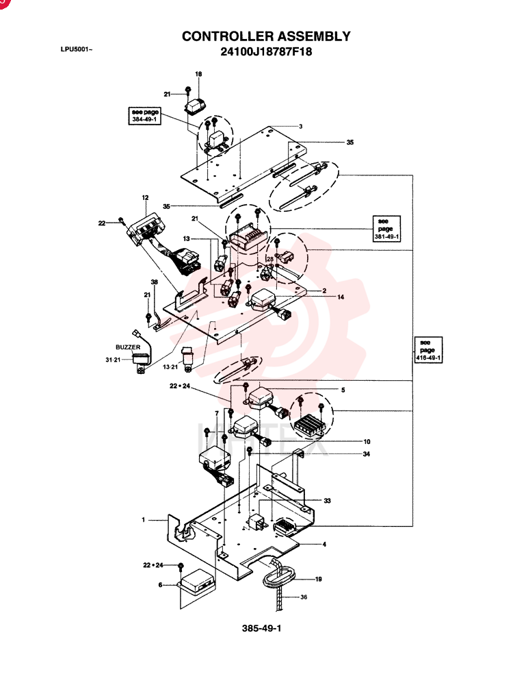CONTROL UNIT 24100J18787F18