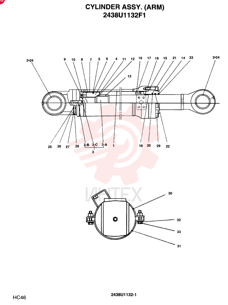 CYLINDER 2438U1132F1