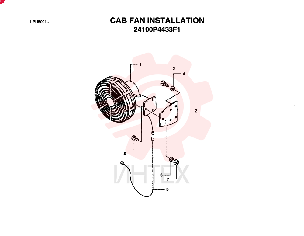 FAN INSTALLATION 24100P4433F1