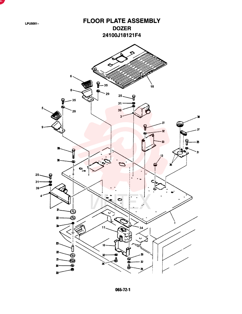 FLOOR PLATE ASSY, Remarks: 5/15/98-, Start Year: 01-MAY-98