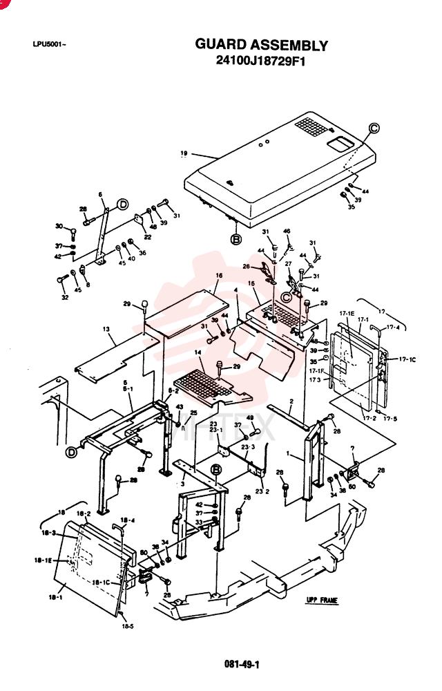 GUARD ASSY 24100J18729F1