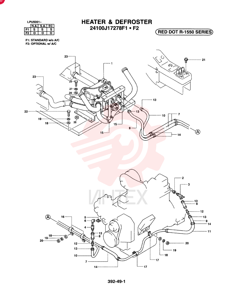 HEATER & DEFROSTER 24100J17278F1