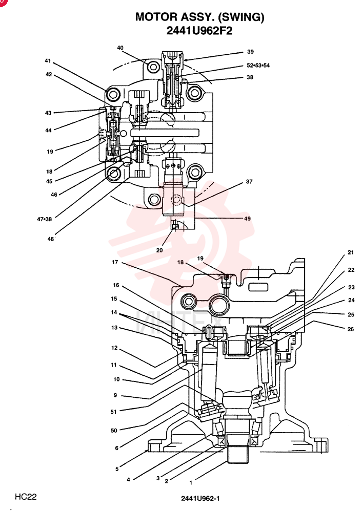 HYDRAULIC MOTOR 2441U962F2