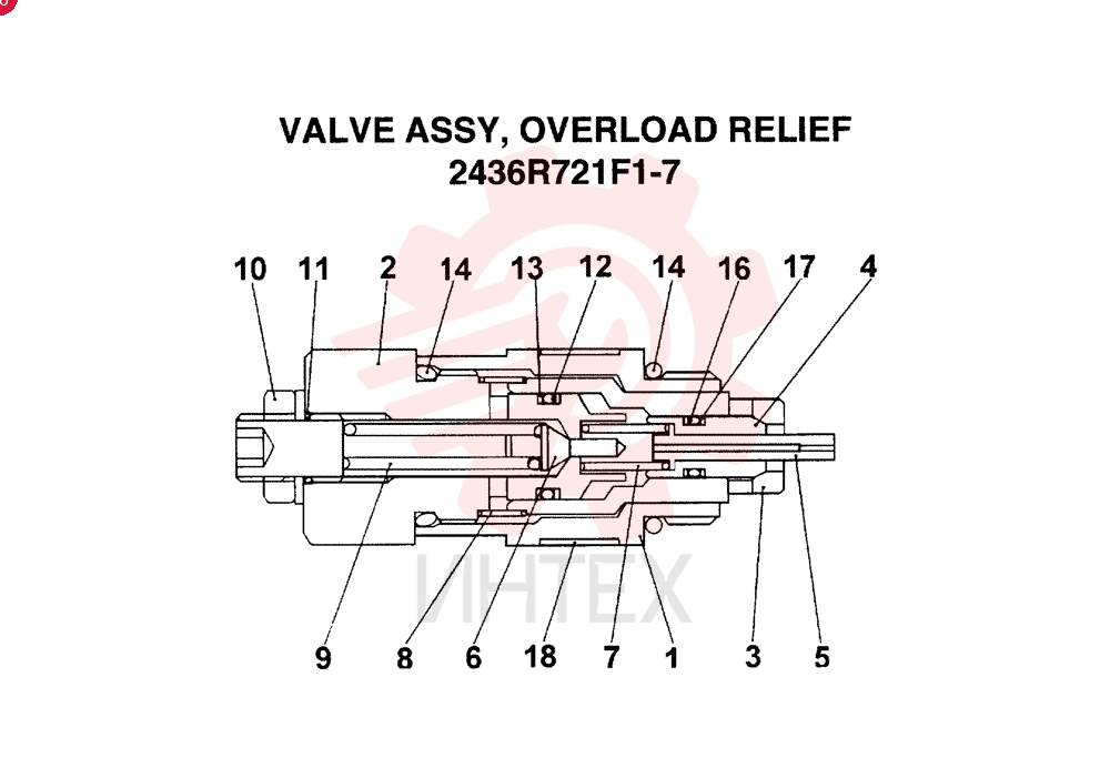 HYDRAULIC VALVE 2436R721F3