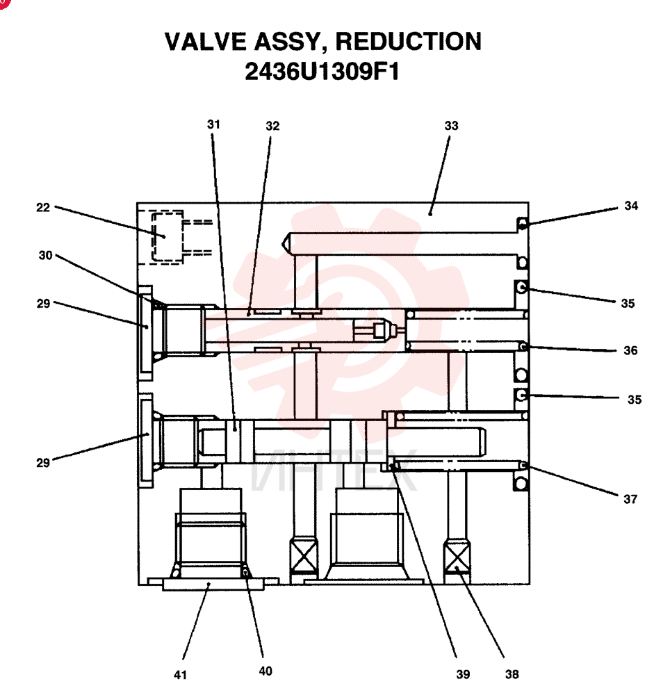 HYDRAULIC VALVE 2436U1309F1