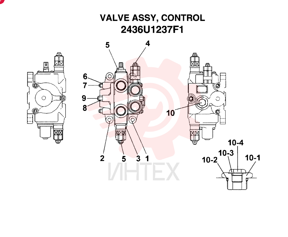 HYDRAULIC VALVE 2436U1237F1