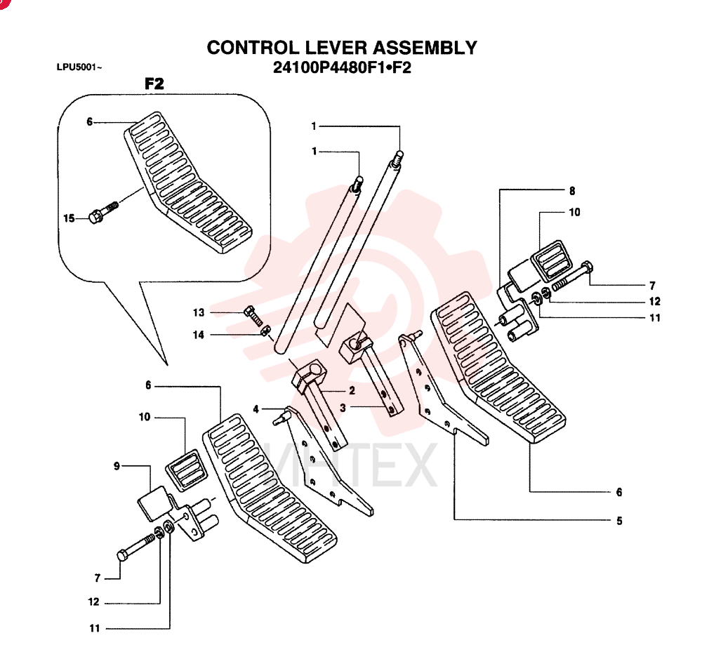 LEVER 24100P4480F1