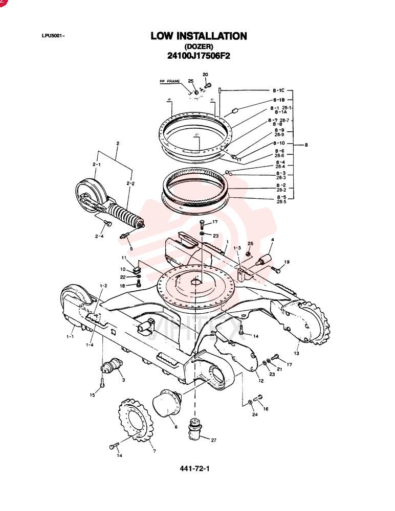 LOW INSTALLATION (STD CRAWLER DOZER) 24100J17506F2 (2)