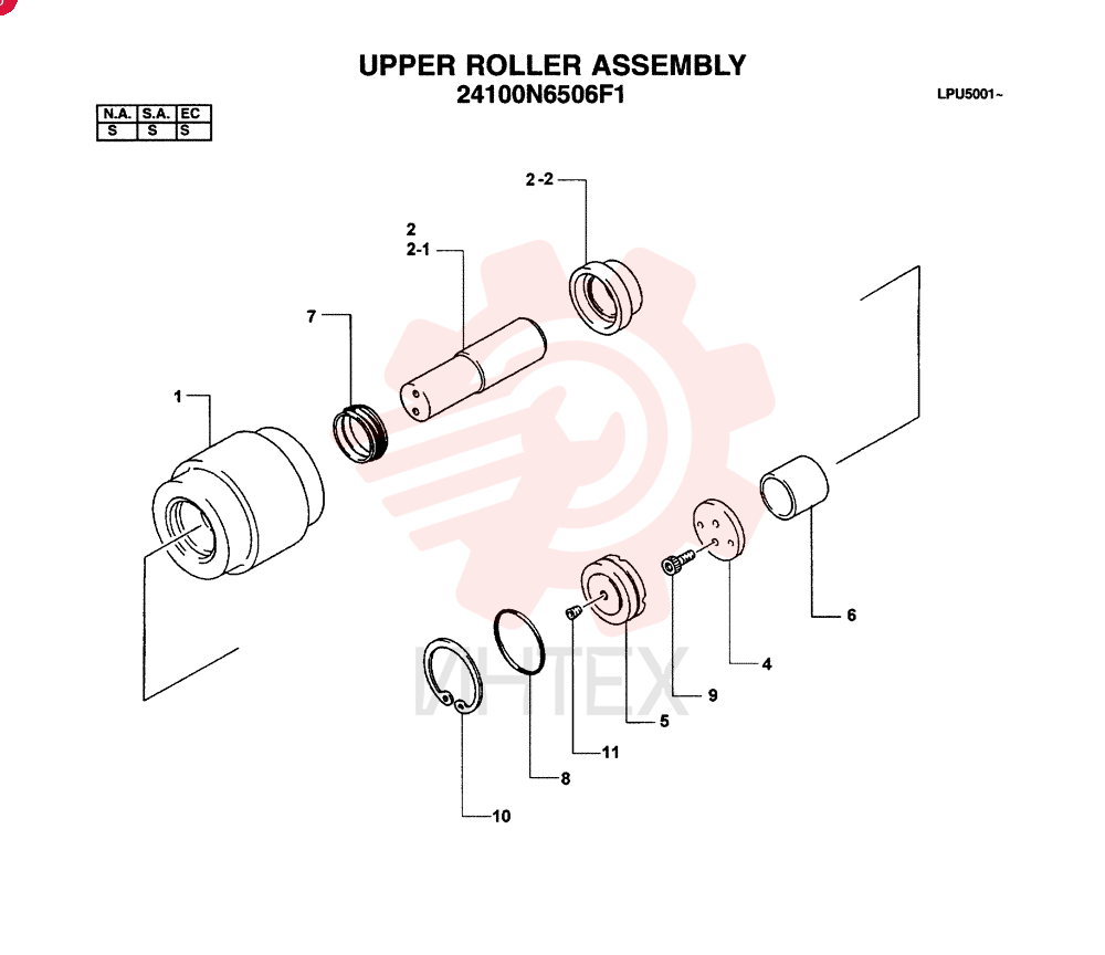 ROLLER 24100N6506F1