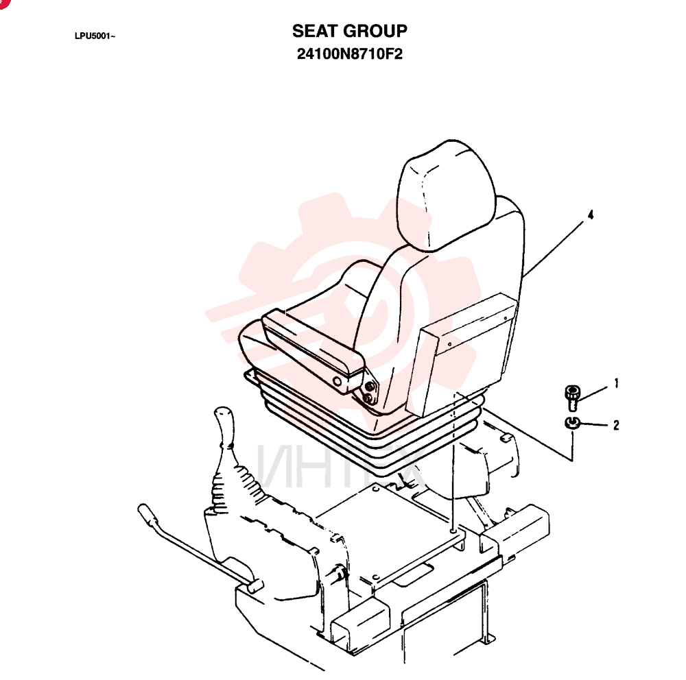 SEAT GROUP 24100N8710F2