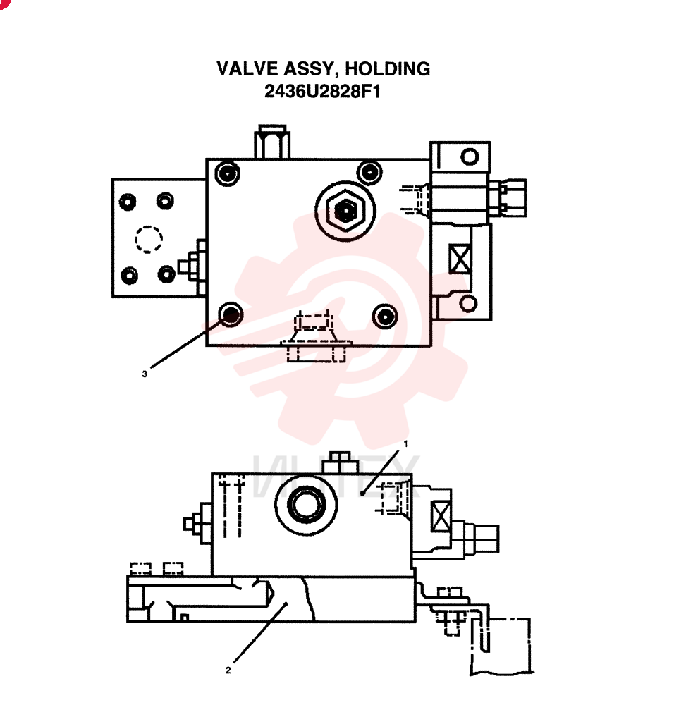 VALVE 2436U2828F1