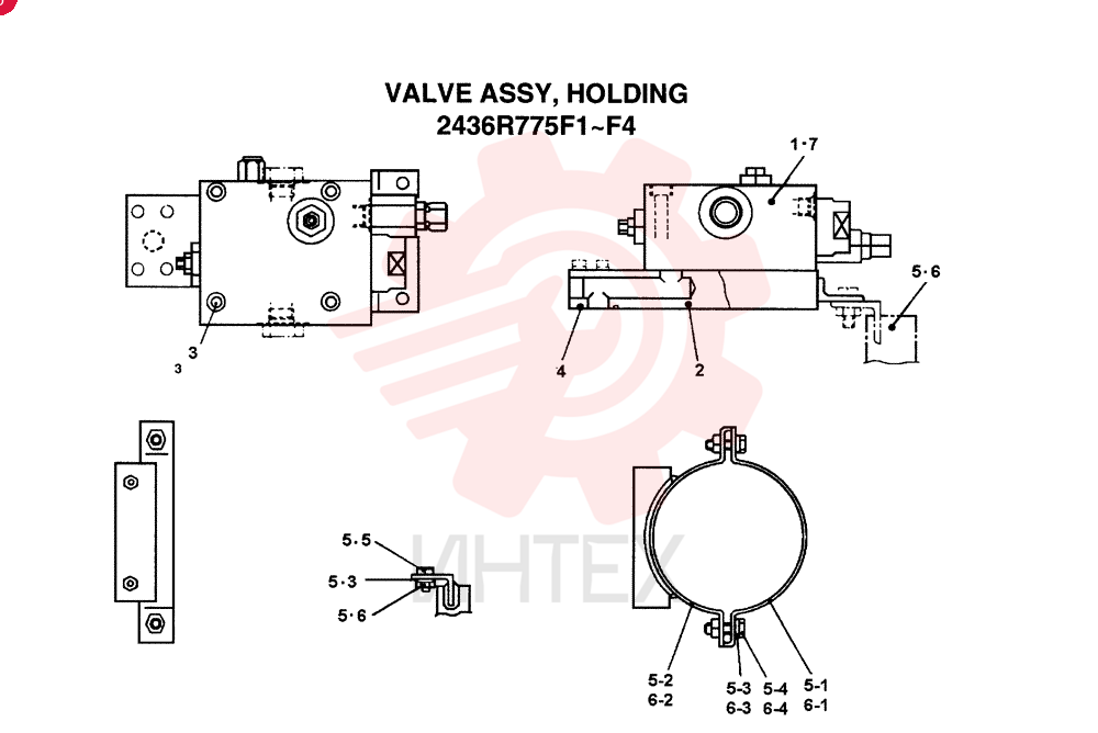 VALVE ASSY, HOLDING 2436R775F1