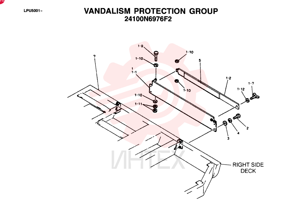 VANDALISM GUARD KIT (INCLUDES: 24100J14358F2 & 24100N6976F2) KSP9120-VKIT (2)